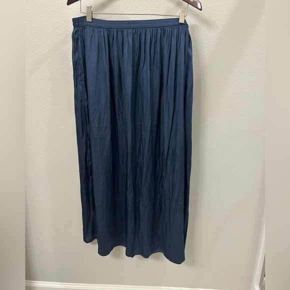 J. Crew Deep Blue A-Line Skirt - Picture 3 of 3